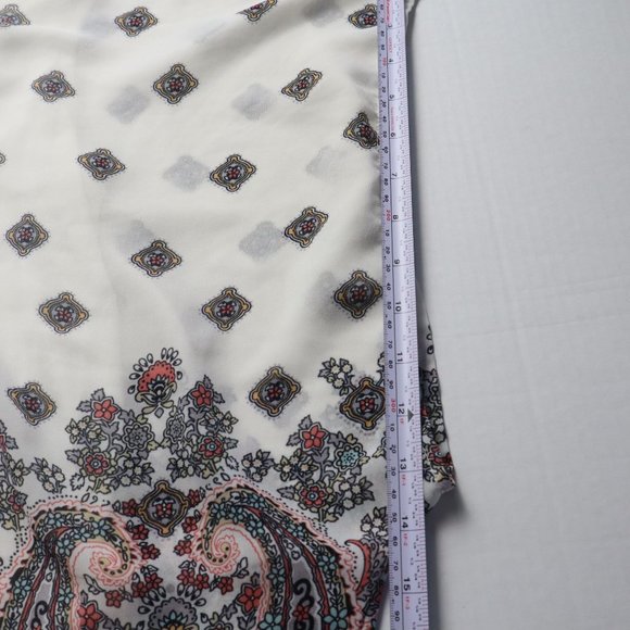 BOBEAU SLEEVELESS TOP  ELASTIC WAIST  CREW NECK SIZE S BOHO - Picture 6 of 8